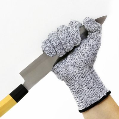 廚房5級防割手套屠宰園林業防護手套HPPE防切割手套指套廠家批發