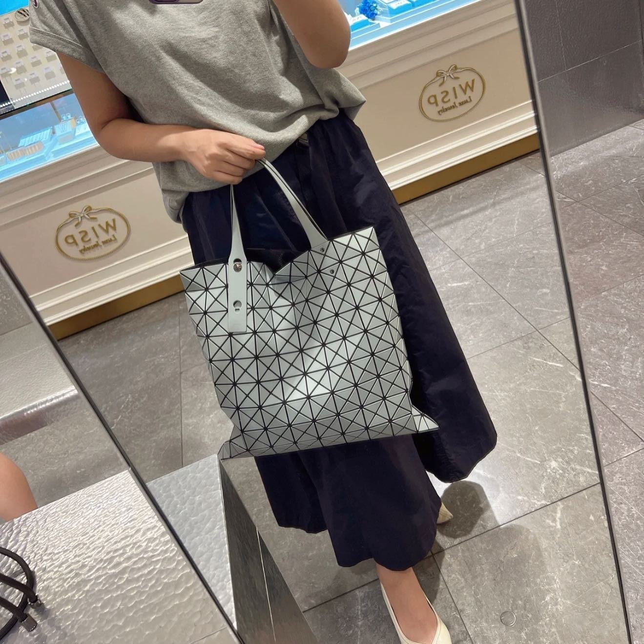 Bao Bao Issey Miyake 'lucent' Shopper Bag in Gray