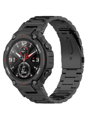 直銷#華米霸王龍智能手錶Amazfit T-Rex Pro錶帶不銹鋼可拆腕帶