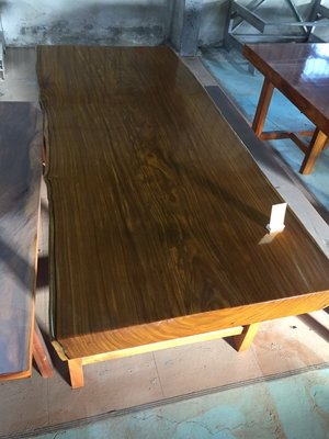 新精品 非洲柚木 原木桌板