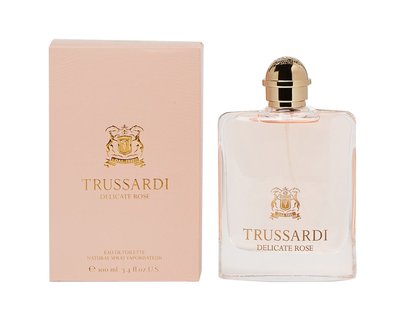 岡山戀香水~TRUSSARDI Delicate Rose 玫瑰 女性淡香水 100ml~優惠價:2020元