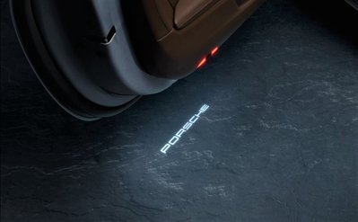 【歐德精品】德國原廠保時捷 Porsche LED車門投影 迎賓燈 照地燈 投射燈911 982 E2 E3 95B