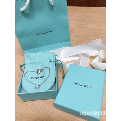 【日本二手】Tiffany&amp;Co OPEN HEART(S) 蒂芬妮經典款 鏤空愛心項鍊925純銀