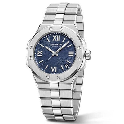 預購 Chopard 蕭邦錶  Alpine Eagle 雄鷹 298600-3001  41mm 透背 機械錶 藍色面盤 藍寶石鏡面 金屬鍊帶 男錶 女錶