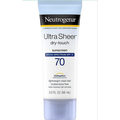 部分現貨 Neutrogena 露得清 Ultra Sheer Dry-Touch 防水不油膩防曬乳 SPF70/45【小妮子美妝】