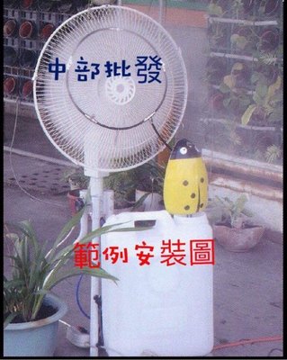 『中部批發』免運 人造霧負離子造霧機MIT台灣製造 降溫加濕機  瓢蟲造型 霧化降溫機搭配工業扇 壁扇 立扇變成霧化扇