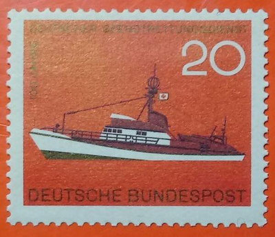 德國郵票新票套票 1965 Rescue Ship