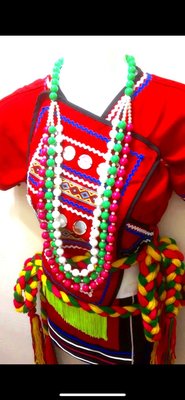 原住民手工藝品※民俗風.超美...原住民服飾.編織毛線頭帶.跳舞用頭飾. 原住民項鍊