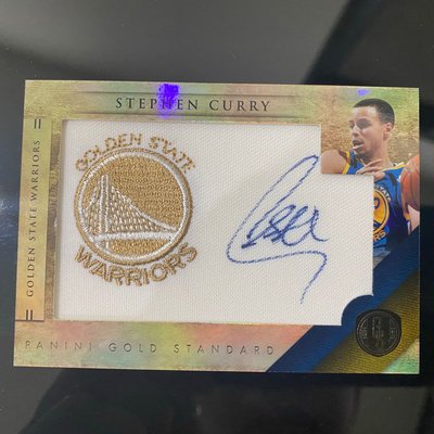 Stephen Curry  Patch Auto Card 2010/11 Gold Standard Auto 簽名
