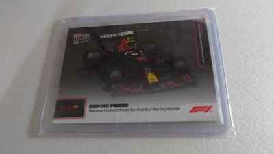 2021年TOPPS NOW F1紅牛車隊SERGIO PEREZ賽車卡一張~500元起標(B4)