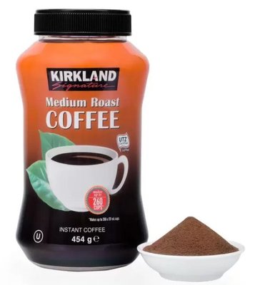 好市多 Kirkland Signature 科克蘭 即溶咖啡粉 454公克 咖啡