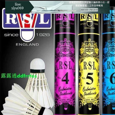 【現貨】~全網最低價~買二送一RSL羽毛球 SYD 4號 5號 6號 7號 羽毛球 超耐打 飛行穩定羽毛球 RSL羽球
