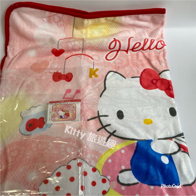 [Kitty 旅遊趣] Hello Kitty 小毛毯 凱蒂貓 酷洛米 毯子 被子 膝蓋毯 披毯 70 x 100cm