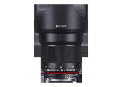 Samyang 16mm F2 ED AS UMC lens for Canon EOS(保固2個月)