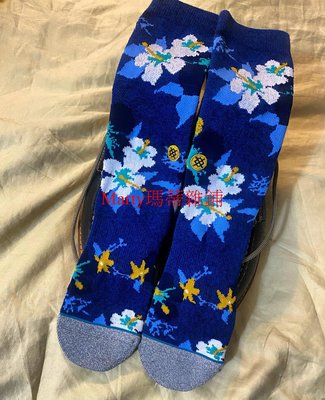 潮襪品牌 STANCE HANALE 藍色海洋 花花風潮 中筒襪 襪子 雅痞 NBA 休閒潮流 百搭款
