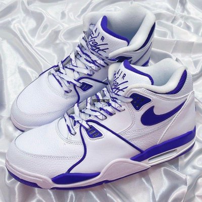 【正品】Nike Air Flight 89 White Court Purple 白紫 籃球 CN0050-101潮鞋