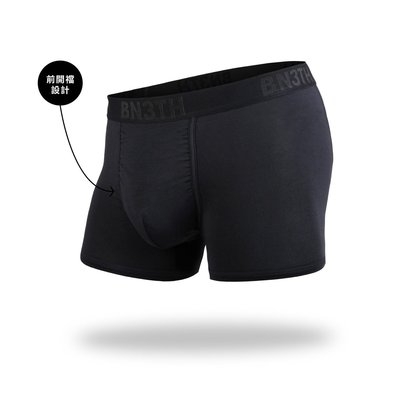BN3TH 加拿大專櫃品牌 天絲 3D立體囊袋內褲 M2110150028 經典天絲-短版前開襠系列-瞬黑