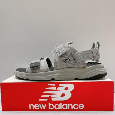 New Balance 750 男女款 灰色 魔鬼氈 後跟可拆 D楦 情侶鞋 涼鞋 涼拖鞋 SDL750G2