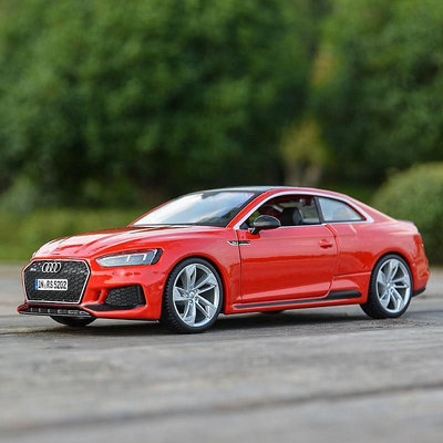 比美高Bburago 1:24 奧迪 Audi RS5 Coupe 靜態合金塑料壓鑄汽車模型收藏玩具