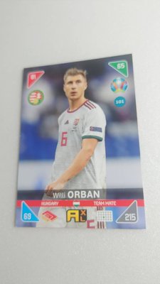 EURO 2020 - KICK-OFF 2021匈牙利足球明星WILLI ORBAN少見一張~10元起標