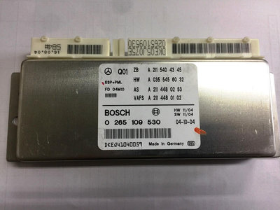日本外匯 BENZ 賓士 W211 E240 E320 E500 E55 原廠 ESP+PML 電腦 (現貨)