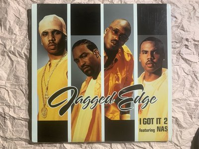 R&B男團-鋸齒邊緣-ㄧ舉兩得12”二手混音單曲黑膠（美國版） Jagged Edge - I Got It 2 Maxi - Single Vinyl