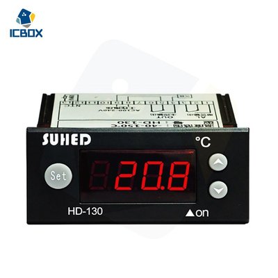 【ICBOX】HD130LED智能數字顯示溫度控制器 AC110-220V 冰箱冷櫃冷凍庫溫控器 數顯調節儀表/A130