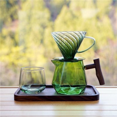 【熱賣精選】Brewista正品手沖咖啡套裝咖啡禮盒暗夜綠套裝耐熱玻璃濾杯分享壺熱賣款