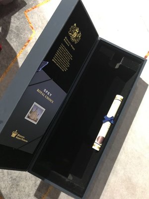 蘇格蘭威士忌 空酒瓶盒 SPEY ROYAL CHOICE SINGLE MALT SCOTCH WHISKY 紀念收藏
