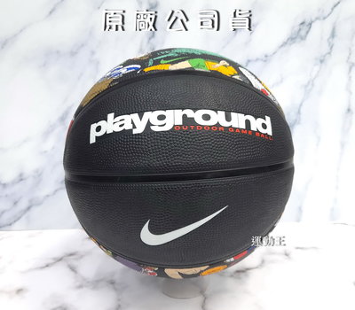 NIKE 耐吉 Nike ED Playground 8P Graphic 籃球7號球耐磨橡膠 彩繪