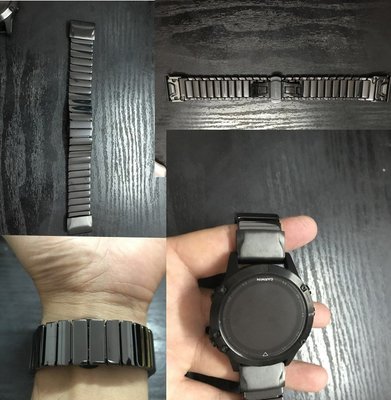 【現貨】ANCASE Garmin fenix5 935 S60快拆陶瓷代用錶帶fenix5快拆陶瓷錶帶