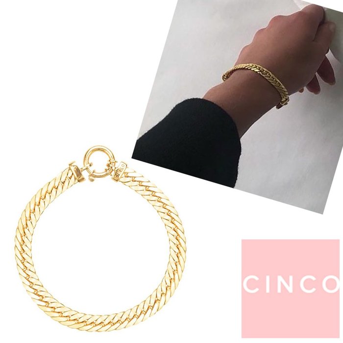 CINCO 葡萄牙精品 Dona Lola bracelet 24K金手鍊 低調奢華款