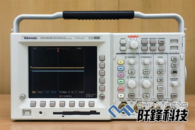 【阡鋒科技 專業二手儀器】太克 Tektronix TDS 3034B 300MHz,2.5GS/s 4ch 數位示波器