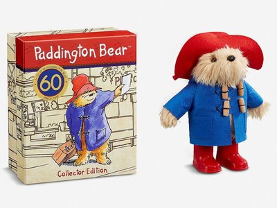 當日寄出[現貨] 英國代購 英國PADDINGTON BEAR 柏靈頓熊60週年收藏版玩偶 25cm 精裝盒