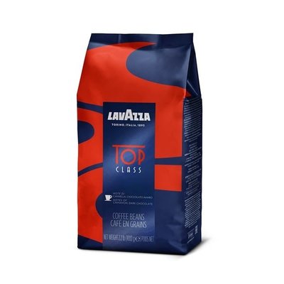 ~*萊康精品*~義大利 LAVAZZA TOP CLASS 頂級義式咖啡豆1kg 中烘培 112.12.30