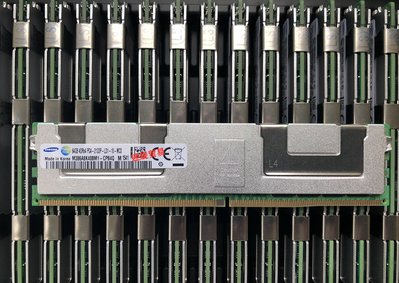 三星64G 4DR×4 PC4-2133P DDR4 2133 ECC REG LRDIMM 伺服器內