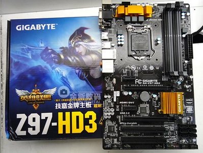 Gigabyte/技嘉 Z97-HD3 Z97-D3H 主板 HDMI接口集顯大板