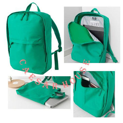 ╭☆卡森小舖☆╮【IKEA】STARTTID綠色後背包+平板袋或公事包 書包外出好方便