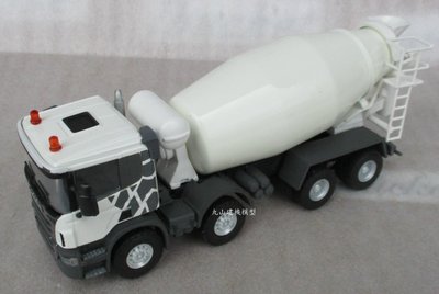 [丸山建機模型店]---SCANIA P360 1/50 白色水泥車模型