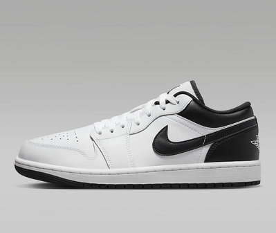 NIKE AIR JORDAN 1 LOW 白黑 553558-132。太陽選物社