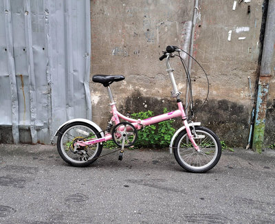二手~MERIDA美利達 (FB-217) 16吋 6速 高碳鋼折疊腳踏車 最大機動耐用小折車 腳踏車 單車~功能正常