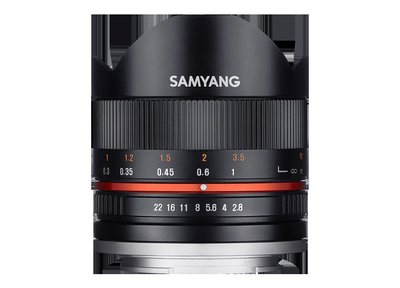 Samyang 8mm F2.8 II Fisheye lens Samsung NX (B)(保固2個月)