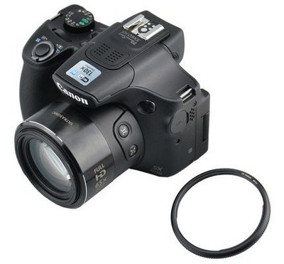 KIWI佳能SX50 SX60 SX520 HS濾鏡轉接環 金屬 可裝58mm UV鏡偏振鏡CPL