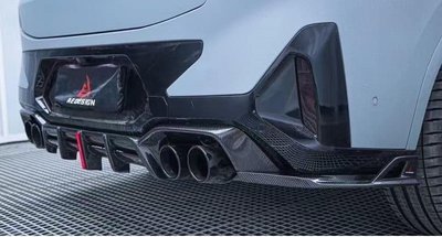 【天翊國際】BMW G02 X4M LCI AE款 抽真空 碳纖維 後保定風翼