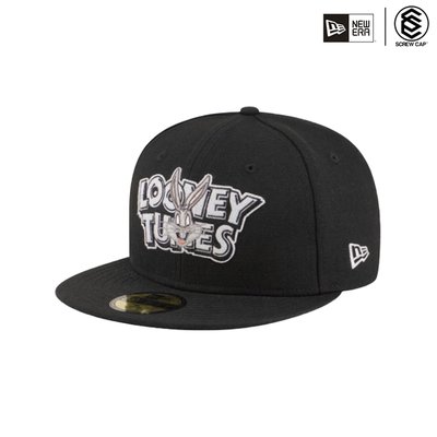 NEW ERA 59FIFTY 5950 棒球帽 樂一通 賓尼兔 黑 棒球帽 鴨舌帽 全封式帽子⫷ScrewCap⫸