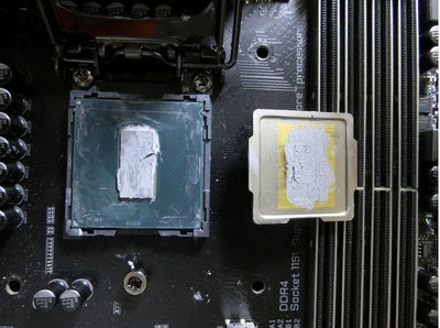 Intel i9 9900k cpu 已開蓋沒有黏合蓋子
