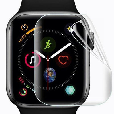 全館免運 高清防爆膜於蘋果Apple Watch se 6 5 4 3 2 1手錶膜五張裝五片裝 可開發票