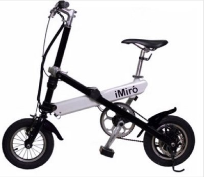 iMito白色電動自行車