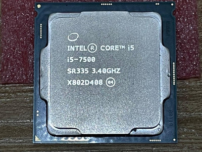 故障品 報帳 不開機 LGA 1151 Intel 七代 I5-7500 3.4G 四核心 CPU