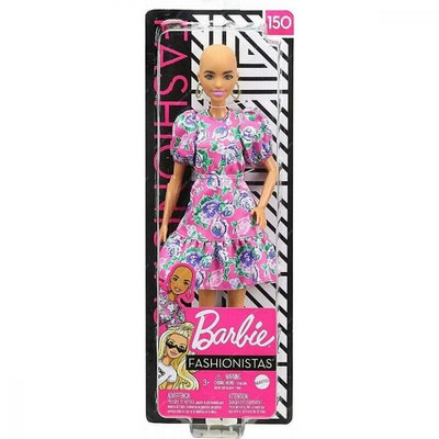 Ken &amp; Barbie #GYB03 _ 創意時尚系列芭比娃娃 _ 2020 時尚達人 - 150號光頭芭比 ☆盒損